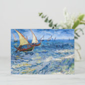 Vincent van Gogh - Seascape in Saintes-Maries Bedankkaart (Staand voorkant)