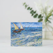 Vincent van Gogh - Seascape in Saintes-Maries Briefkaart (Staand voorkant)