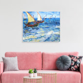 Vincent van Gogh - Seascape in Saintes-Maries Canvas Afdruk (Insitu (Woonkamer))