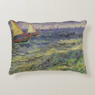 Vincent van Gogh   Seascape in Saintes-Maries Decoratief Kussen
