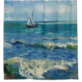 Vincent Van Gogh - Seascape in Saintes-Maries Douchegordijn (Voorkant)