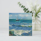 Vincent Van Gogh - Seascape in Saintes-Maries Feestdagenkaart (Staand voorkant)