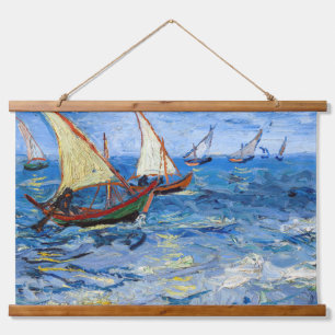 Vincent van Gogh - Seascape in Saintes-Maries Hangend Wandkleed