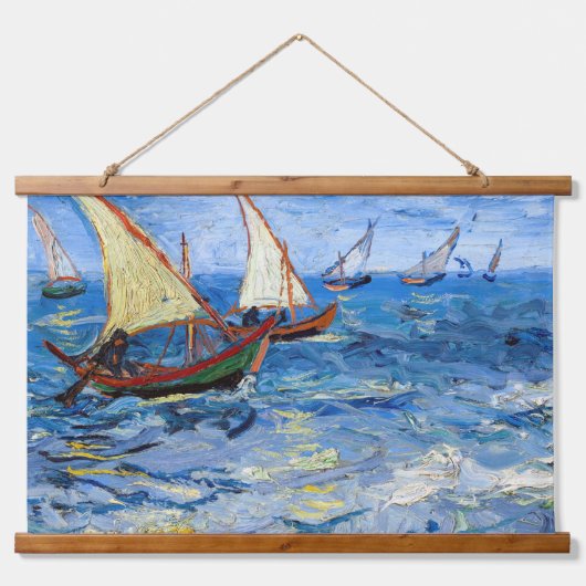 Vincent van Gogh - Seascape in Saintes-Maries Hangend Wandkleed (Voorkant)