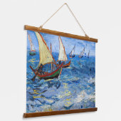 Vincent van Gogh - Seascape in Saintes-Maries Hangend Wandkleed (Gebogen)