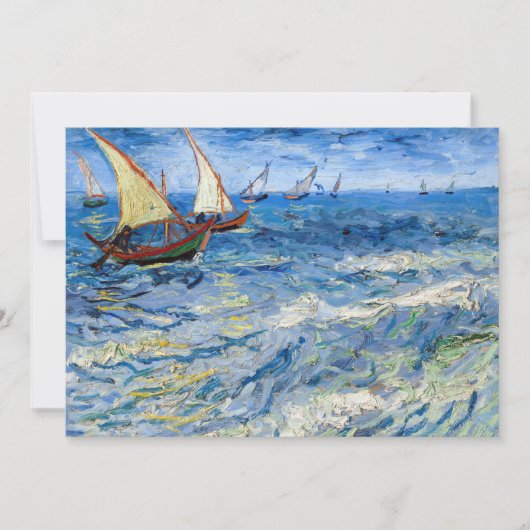 Vincent van Gogh - Seascape in Saintes-Maries Kaart (Voorkant)