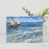 Vincent van Gogh - Seascape in Saintes-Maries Kaart (Staand voorkant)