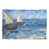 Vincent van Gogh - Seascape in Saintes-Maries Kussensloop (Achterkant)