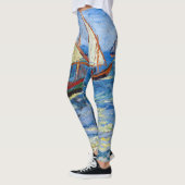 Vincent van Gogh - Seascape in Saintes-Maries Leggings (Links)