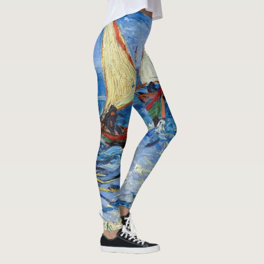 Vincent van Gogh - Seascape in Saintes-Maries Leggings (Rechts)