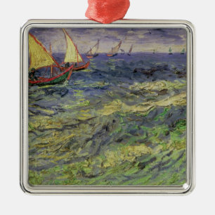 Vincent van Gogh   Seascape in Saintes-Maries Metalen Ornament