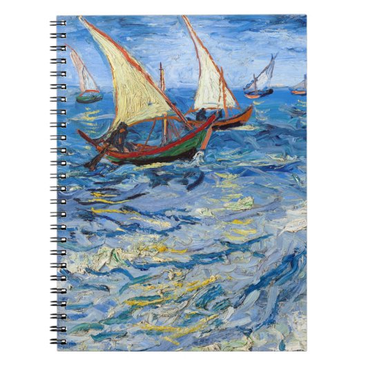 Vincent van Gogh - Seascape in Saintes-Maries Notitieboek (Voorkant)