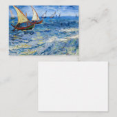 Vincent van Gogh - Seascape in Saintes-Maries Notitiekaartje (Voorkant / Achterkant)