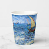 Vincent van Gogh - Seascape in Saintes-Maries Papieren Bekers (Links)