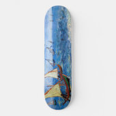Vincent van Gogh - Seascape in Saintes-Maries Persoonlijk Skateboard (Voorkant)