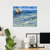 Vincent van Gogh - Seascape in Saintes-Maries Poster (Thuiskantoor)