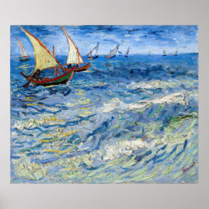 Vincent van Gogh - Seascape in Saintes-Maries Poster