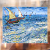 Vincent van Gogh - Seascape in Saintes-Maries Raamsticker (Vel 2)
