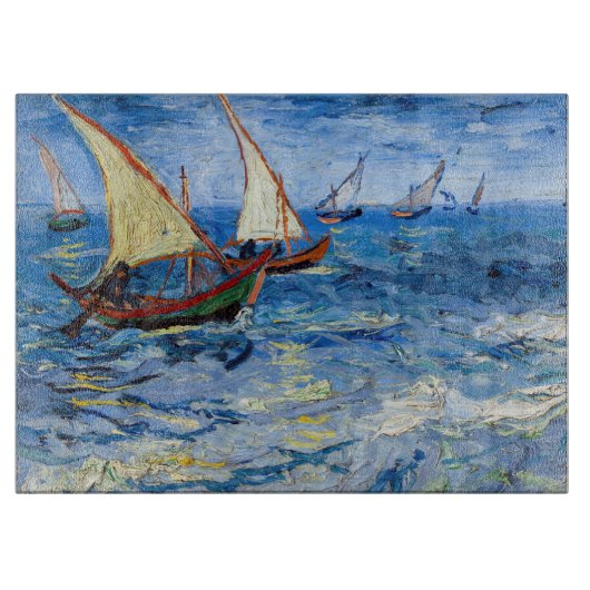 Vincent van Gogh - Seascape in Saintes-Maries Snijplank (Voorkant)
