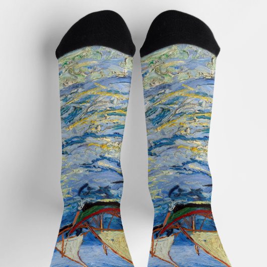 Vincent van Gogh - Seascape in Saintes-Maries Sokken (Top)
