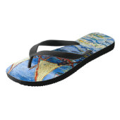 Vincent van Gogh - Seascape in Saintes-Maries Teenslippers (Schuin)