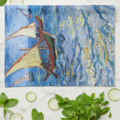 Vincent van Gogh - Seascape in Saintes-Maries Theedoek (Gevouwen)