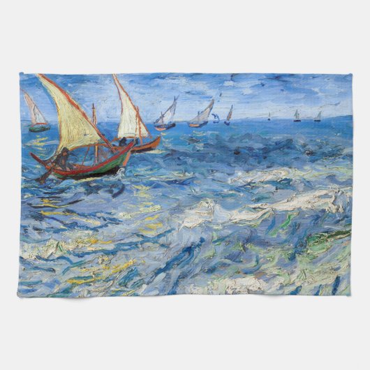 Vincent van Gogh - Seascape in Saintes-Maries Theedoek (Horizontaal)