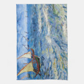 Vincent van Gogh - Seascape in Saintes-Maries Theedoek (Verticaal)