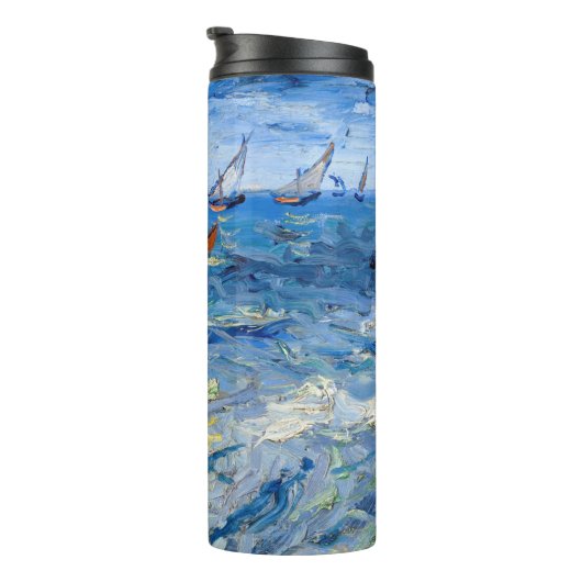 Vincent van Gogh - Seascape in Saintes-Maries Thermosbeker (Geroteerd rechts)