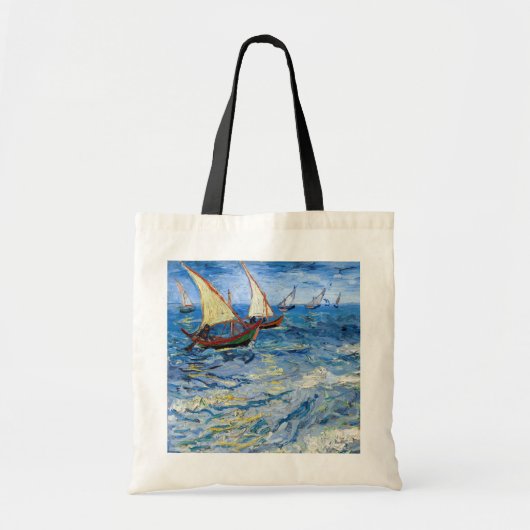 Vincent van Gogh - Seascape in Saintes-Maries Tote Bag (Voorkant)