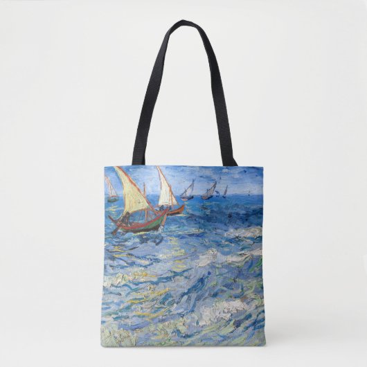Vincent van Gogh - Seascape in Saintes-Maries Tote Bag (Voorkant)