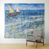 Vincent van Gogh - Seascape in Saintes-Maries Wandkleed (In Situ (horizontaal))