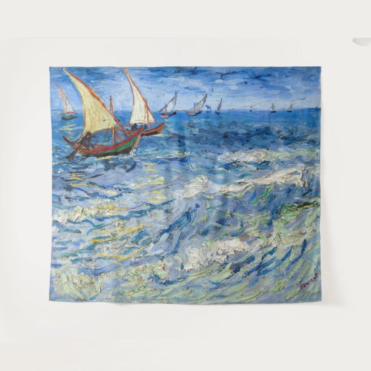 Vincent van Gogh - Seascape in Saintes-Maries Wandkleed (Voorkant (horizontaal))