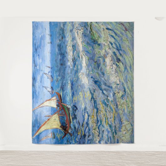 Vincent van Gogh - Seascape in Saintes-Maries Wandkleed (Voorkant)