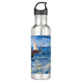 Vincent van Gogh - Seascape in Saintes-Maries Waterfles (Voorkant)