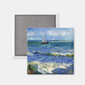 Vincent van Gogh Seascape Magneet (Voorkant / Achterkant)