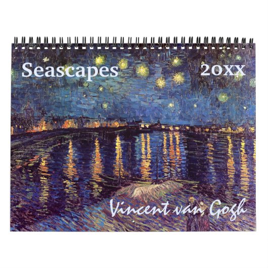 Vincent van Gogh Seascapes Maritime Nautical Kalender (Hoes)