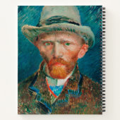 Vincent van Gogh Self Portrait 1887 Fine Art Notitieboek (Achterkant)