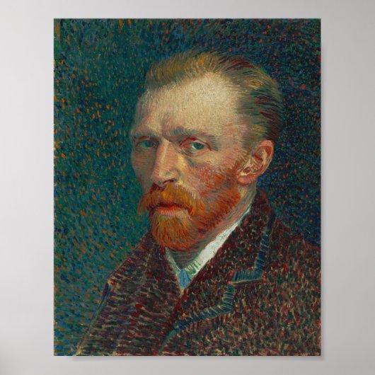 Vincent van Gogh Self Portrait - 1887 Poster (Voorkant)