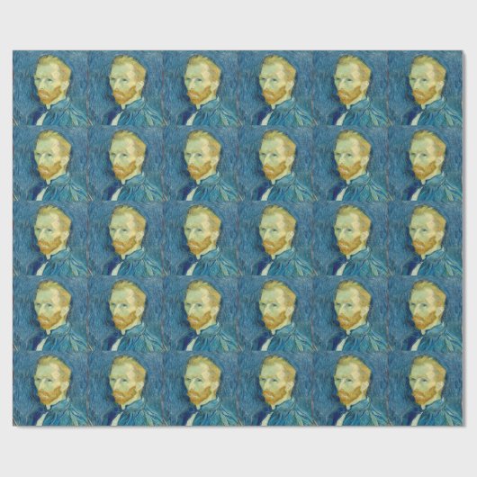 Vincent Van Gogh Self Portrait 1889 Cadeaupapier (Vlak)