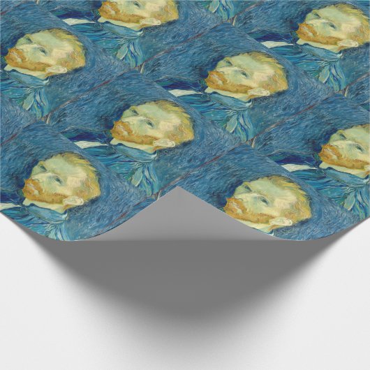 Vincent Van Gogh Self Portrait 1889 Cadeaupapier (Hoek)