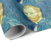 Vincent Van Gogh Self Portrait 1889 Cadeaupapier (Rol Hoek)