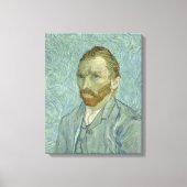 Vincent Van Gogh Self-Portrait 1889 Canvas Afdruk (Voorkant)