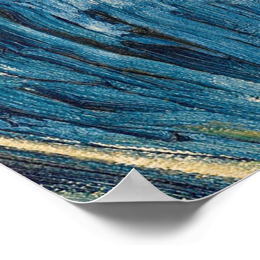 Vincent Van Gogh Self Portrait 1889 Poster (Hoek)