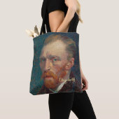 Vincent Van Gogh Self Portrait Art Monogrammed Tote Bag (Dichtbij)