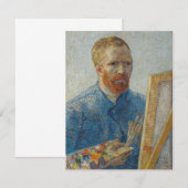Vincent Van Gogh - Self Portrait as a Painter Bedankkaart (Voorkant / Achterkant)