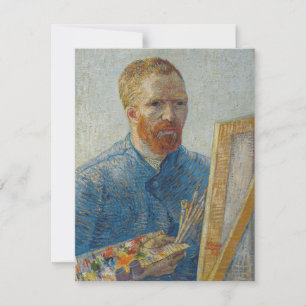 Vincent Van Gogh - Self Portrait as a Painter Bedankkaart