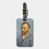 Vincent Van Gogh - Self-Portrait Bagagelabel (Voorkant verticaal)
