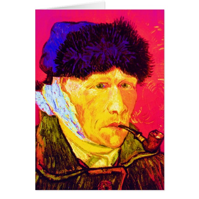 Vincent Van Gogh - Self Portrait Bandage Pop Art (Voorkant)