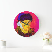 Vincent Van Gogh - Self Portrait Bandage Pop Art Grote Klok (Huis)